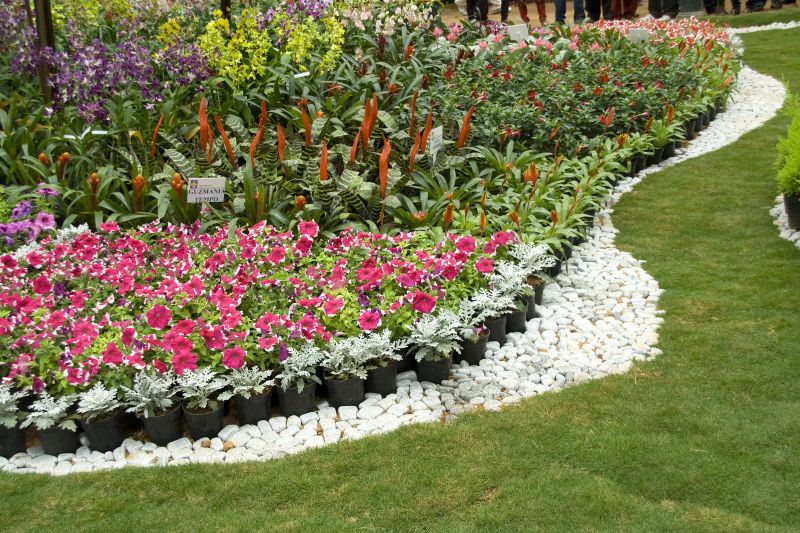 Flowerbed Curbing Installation